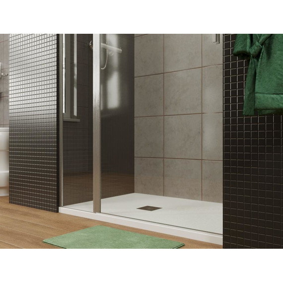 Душевая дверь Allen Brau Priority 90 см 3.31026.BA (стекло 8 мм) серебро браш/прозрачное фото 4