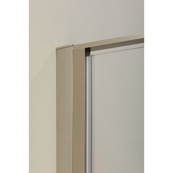 Душевая дверь Allen Brau Priority 120 см 3.31032.BA (стекло 8 мм) серебро браш/прозрачное фото 9