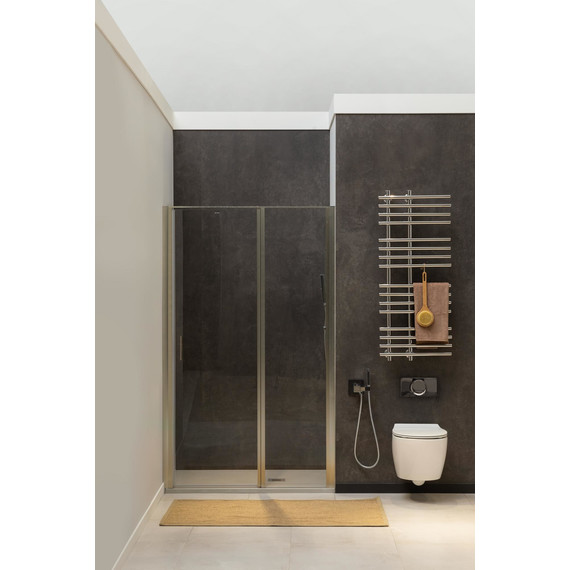 Душевая дверь Allen Brau Priority 120 см 3.31032.BA (стекло 8 мм) серебро браш/прозрачное фото 15