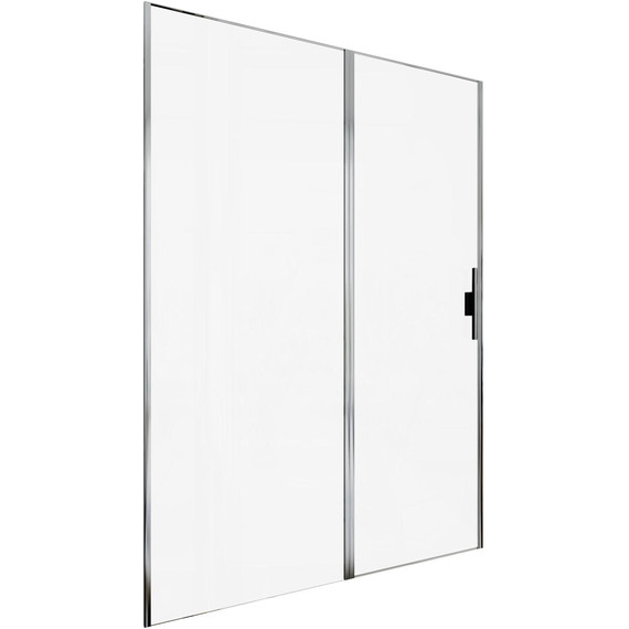 Душевая дверь Allen Brau Priority 140 см 3.31034.00 (стекло 8 мм) серебро браш/прозрачное фото 2