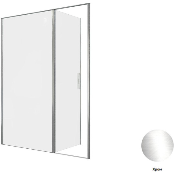 Душевая дверь Allen Brau Priority 160 см 3.31037.00 (стекло 8 мм) хром/прозрачное фото 12