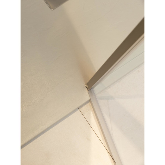 Душевая дверь Allen Brau Priority 160 см 3.31038.BA (стекло 8 мм) серебро браш/прозрачное фото 13