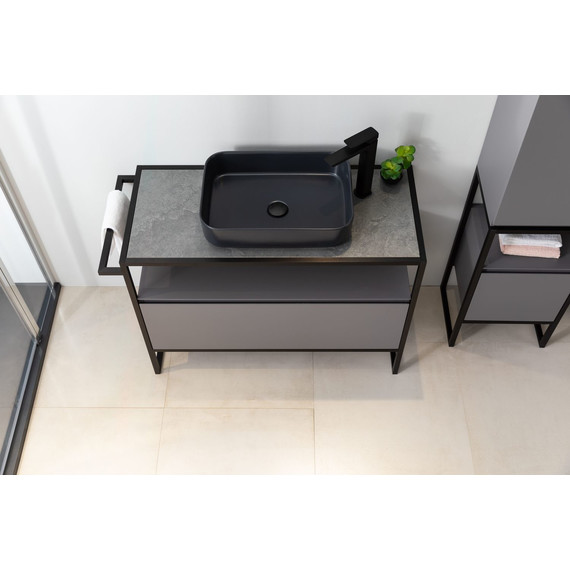 Раковина-чаша Allen Brau Fantasy 50 см 4.11021.31, чёрный матовый фото 12