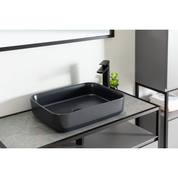 Раковина-чаша Allen Brau Fantasy 50 см 4.11021.31, чёрный матовый фото 13