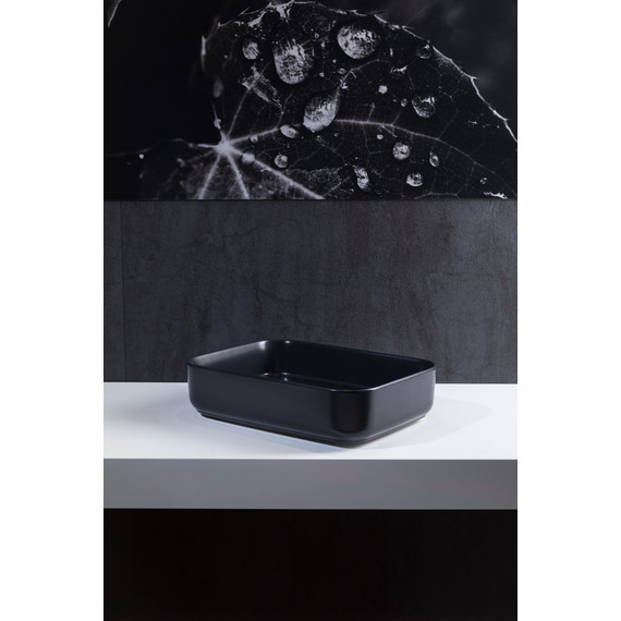 Раковина-чаша Allen Brau Fantasy 50 см 4.11021.31, чёрный матовый фото 4