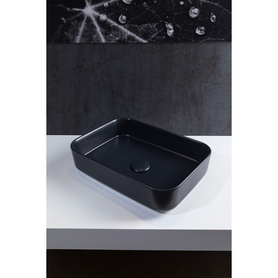 Раковина-чаша Allen Brau Fantasy 50 см 4.11021.31, чёрный матовый фото 8