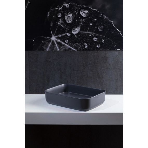 Раковина-чаша Allen Brau Fantasy 50 см 4.11021.AN, антрацит фото 4