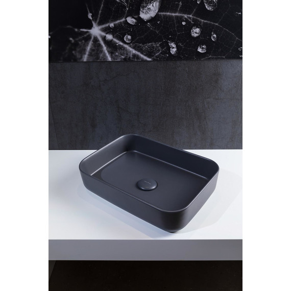 Раковина-чаша Allen Brau Fantasy 50 см 4.11021.AN, антрацит фото 6