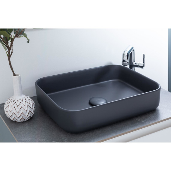 Раковина-чаша Allen Brau Fantasy 50 см 4.11021.AN, антрацит фото 7