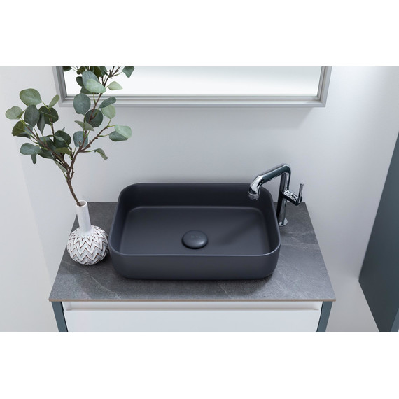 Раковина-чаша Allen Brau Fantasy 50 см 4.11021.AN, антрацит фото 9