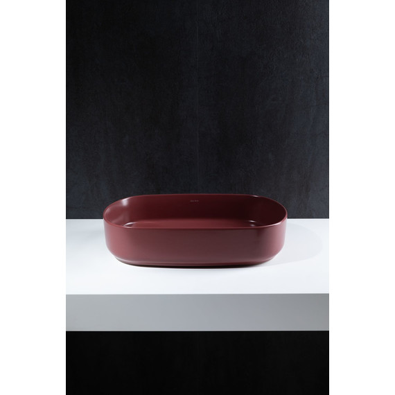 Раковина-чаша Allen Brau Fantasy 55 см 4.11022.BD, бордо фото 4