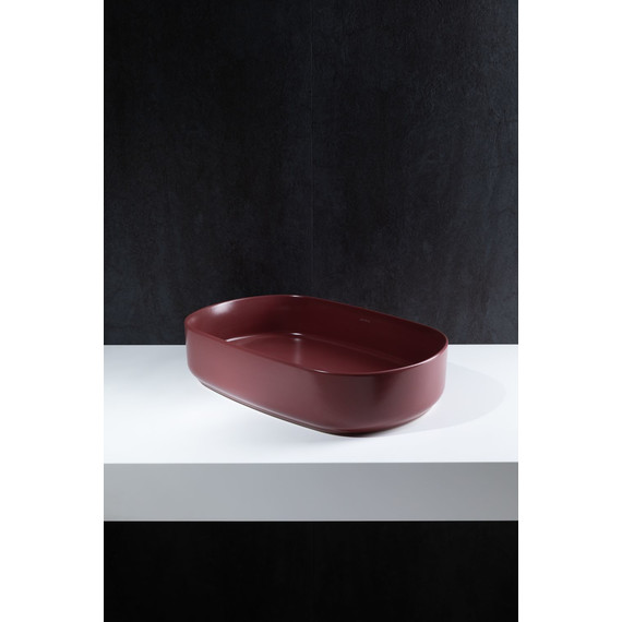 Раковина-чаша Allen Brau Fantasy 55 см 4.11022.BD, бордо фото 5