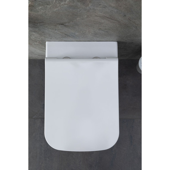 Унитаз подвесной безободковый Allen Brau Infinity 4.21011.20 с крышкой микролифт фото 18