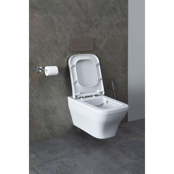 Унитаз подвесной безободковый Allen Brau Infinity 4.21011.20 с крышкой микролифт фото 25