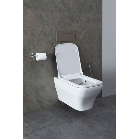 Унитаз подвесной безободковый Allen Brau Infinity 4.21011.20 с крышкой микролифт фото 26