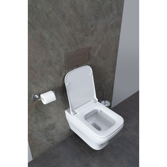 Унитаз подвесной безободковый Allen Brau Infinity 4.21011.20 с крышкой микролифт фото 31