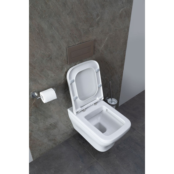 Унитаз подвесной безободковый Allen Brau Infinity 4.21011.20 с крышкой микролифт фото 32