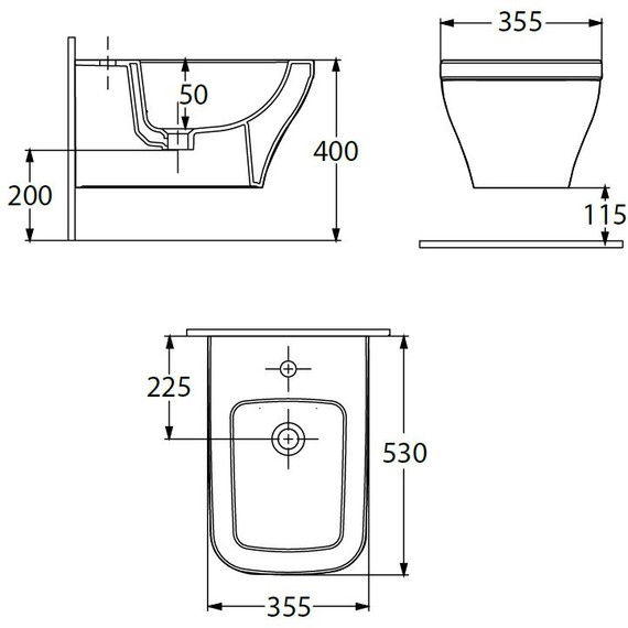 Биде подвесное Allen Brau Infinity 4.21014.20 фото 15