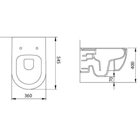 Унитаз подвесной безободковый Allen Brau Priority 4.31001.31 с тонкой крышкой микролифт, чёрный матовый фото 37