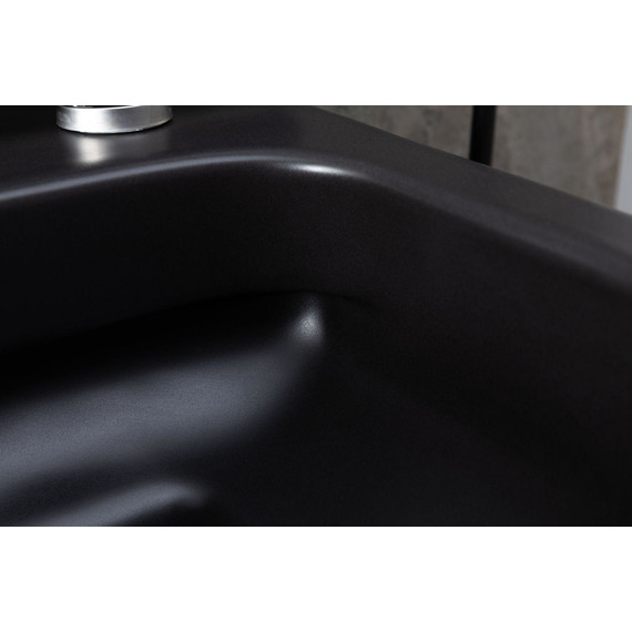 Унитаз подвесной безободковый Allen Brau Priority 4.31001.31 с тонкой крышкой микролифт, чёрный матовый фото 32