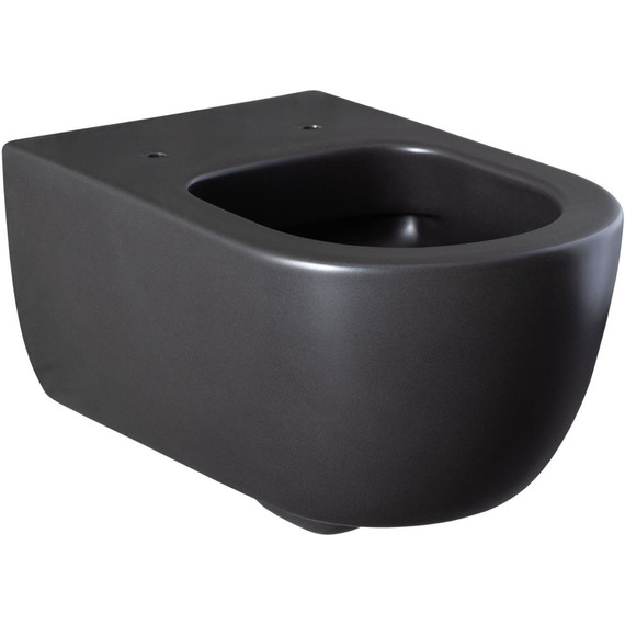 Унитаз подвесной безободковый Allen Brau Priority 4.31001.31 с тонкой крышкой микролифт, чёрный матовый фото 13