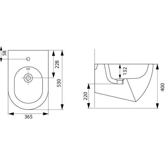 Биде подвесное Allen Brau Reality 4.32008.AN, антрацит фото 12