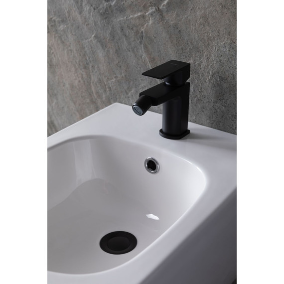 Смеситель для биде Allen Brau Infinity 5.21004-31 (с донным клапаном) чёрный матовый фото 6