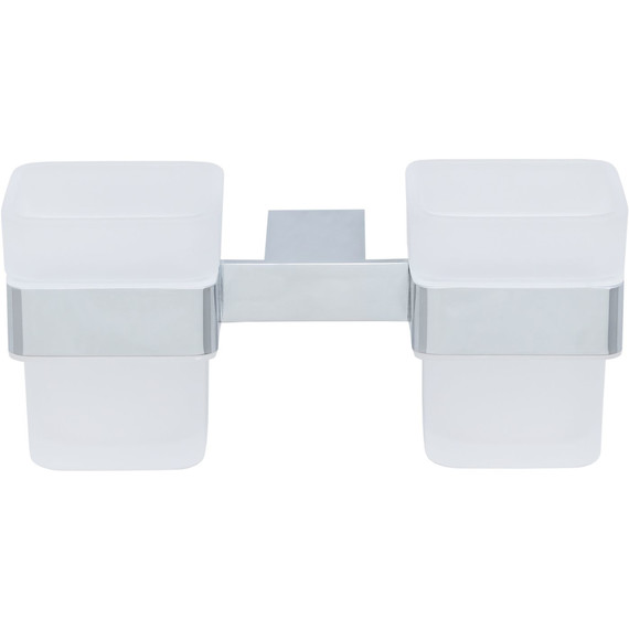 Стакан двойной Allen Brau Infinity 6.21003-00, цвет белый/хром фото 2