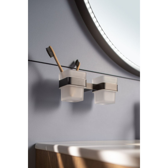 Стакан двойной Allen Brau Infinity 6.21003-31, цвет белый/чёрный матовый фото 5