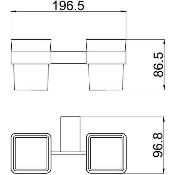 Стакан двойной Allen Brau Infinity 6.21003-31, цвет белый/чёрный матовый фото 9