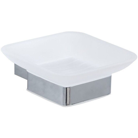 Мыльница Allen Brau Infinity 6.21004-00, цвет белый/хром фото 