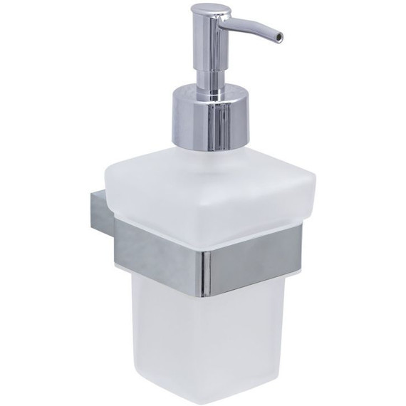 Дозатор для жидкого мыла Allen Brau Infinity 6.21006-00, цвет белый/хром фото 