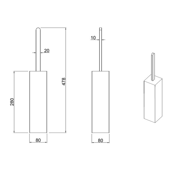 Ершик для унитаза Allen Brau Infinity 6.21009-00 фото 6
