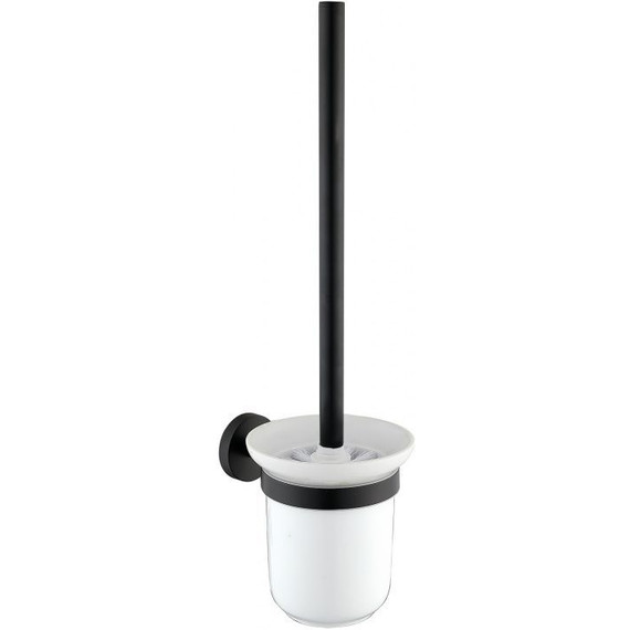 Ершик для унитаза Allen Brau Priority 6.31008-31, цвет белый/чёрный матовый фото 