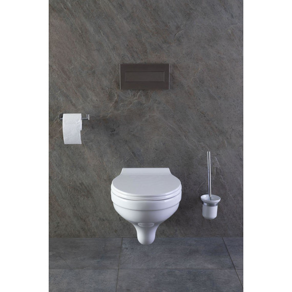 Ершик для унитаза Allen Brau Priority 6.31008-BN, цвет белый/никель браш фото 6