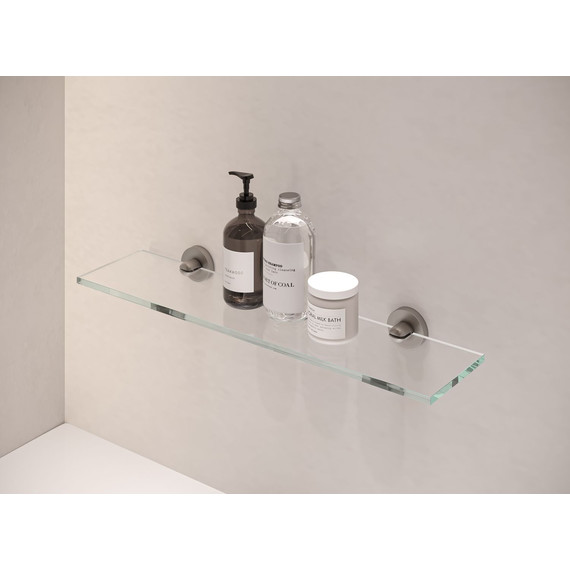 Полка стеклянная Allen Brau Priority 6.31013-BN 50 см, цвет никель браш фото 2