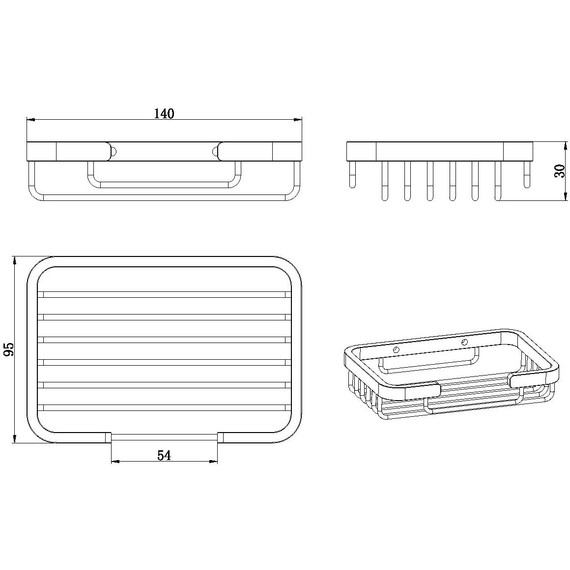 Мыльница Allen Brau Priority 6.31016-BN, цвет никель браш фото 5