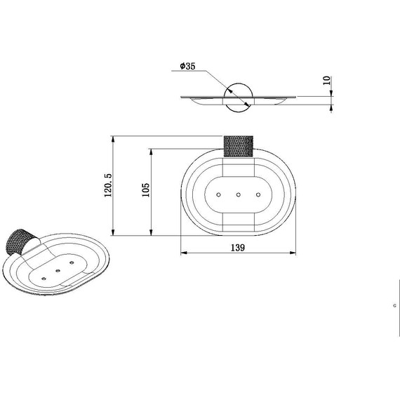 Мыльница Allen Brau Priority 4.0 6.31С04-BN, цвет никель браш фото 2