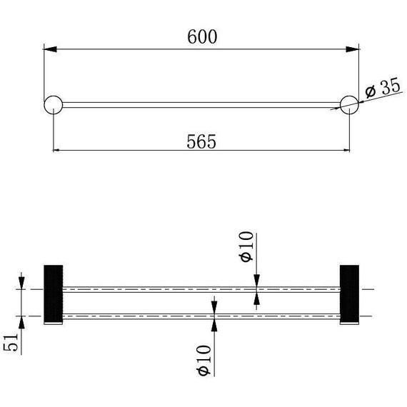 Полотенцедержатель Allen Brau Priority 4.0 6.31C12-BN, цвет никель браш фото 3