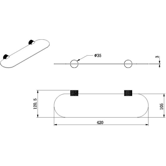 Полочка Allen Brau Priority 4.0 6.31C13-BN, цвет никель браш фото 2