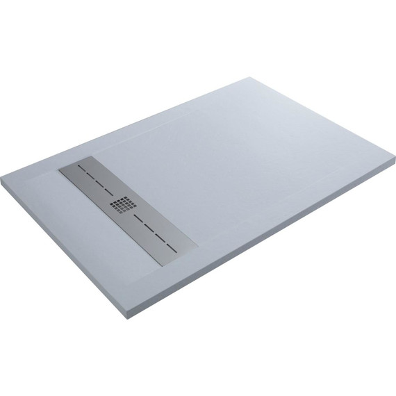 Каменный поддон Allen Brau Infinity 90x90 см 8.21001-21, белый камень фото 