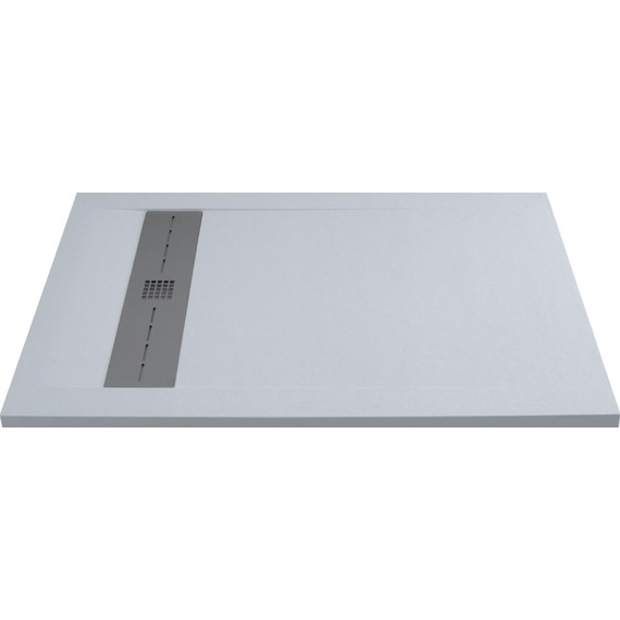 Каменный поддон Allen Brau Infinity 90x90 см 8.21001-21, белый камень фото 4