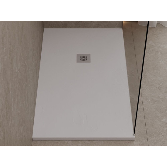 Каменный поддон Allen Brau Priority 90x80 см 8.31001-21, белый камень фото 5