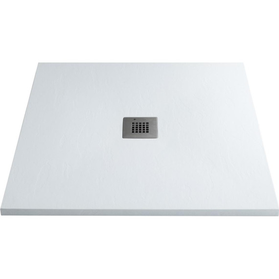 Каменный поддон Allen Brau Priority 90x90 см 8.31002-21, белый камень фото 3