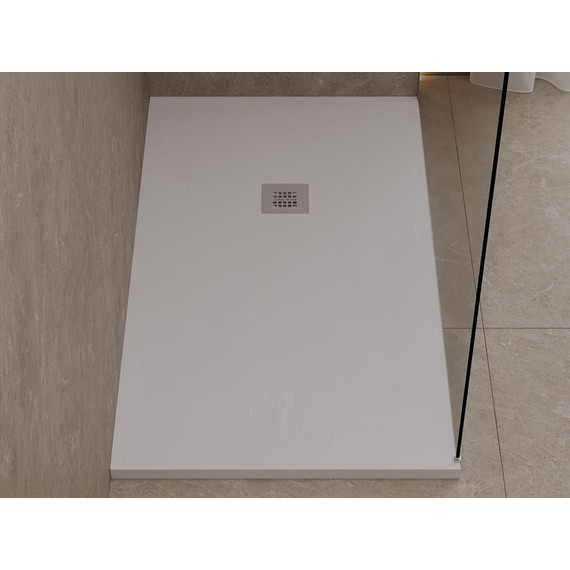 Каменный поддон Allen Brau Priority 160x80 см 8.31010-21, белый камень фото 6