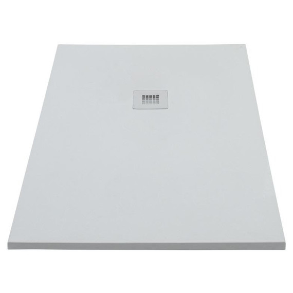 Каменный поддон Allen Brau Priority 160x80 см 8.31010-21, белый камень фото 5