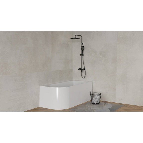 Ванна акриловая Azario Creo Ceramique Sheer A 150x80 см AZ-1859-B-1.5, в комплекте с сифоном и металлической рамой фото 2