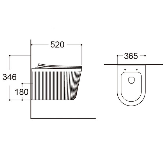 Унитаз подвесной Azario Still AZ-1909T с тонким быстросъемным сиденьем микролифт (Система смыва Торнадо) фото 12