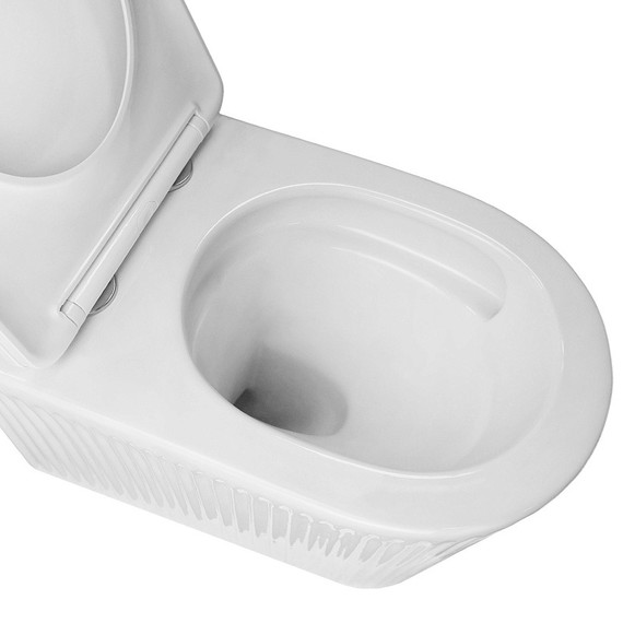 Унитаз подвесной Azario Still AZ-1909T с тонким быстросъемным сиденьем микролифт (Система смыва Торнадо) фото 5