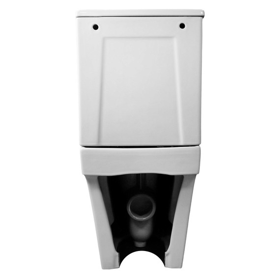 Унитаз-компакт безободковый Azario Levita AZ-2903T с тонким быстросъемным сиденьем микролифт (система смыва Торнадо) фото 12